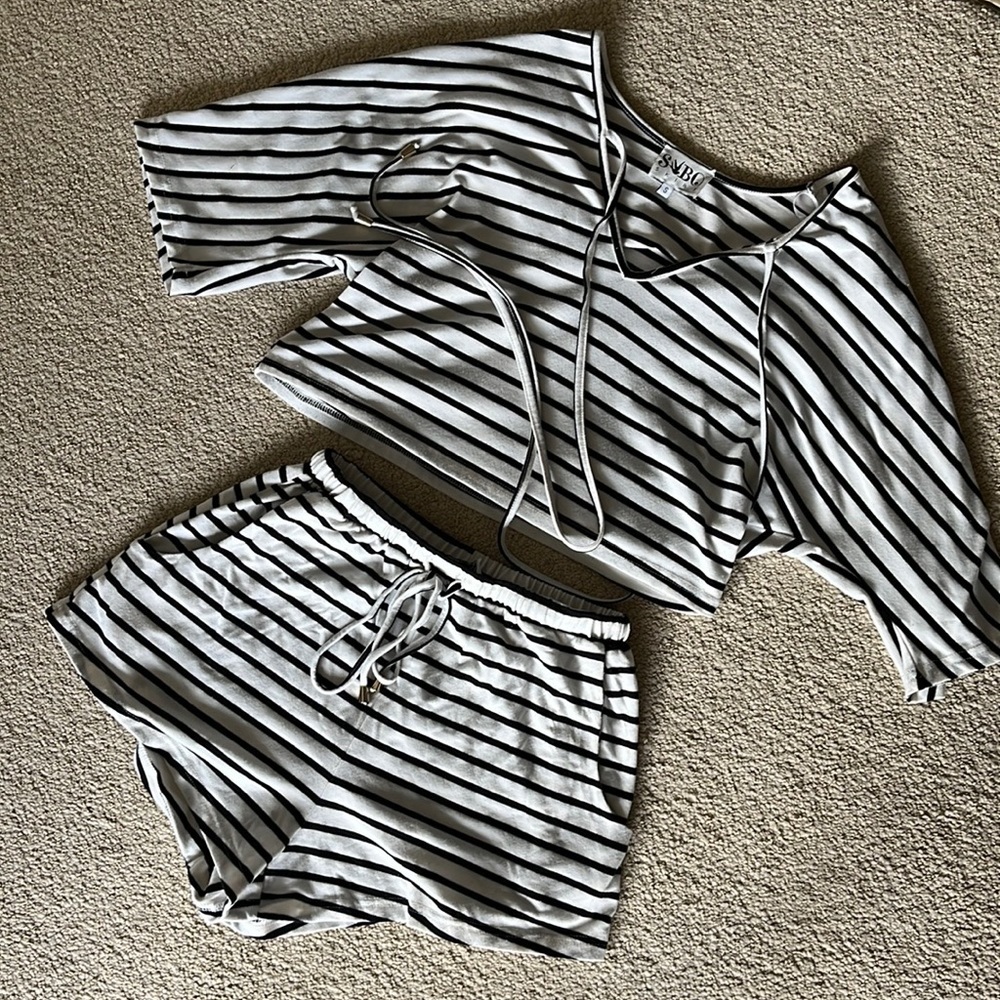Sabo Skirt Striped Set